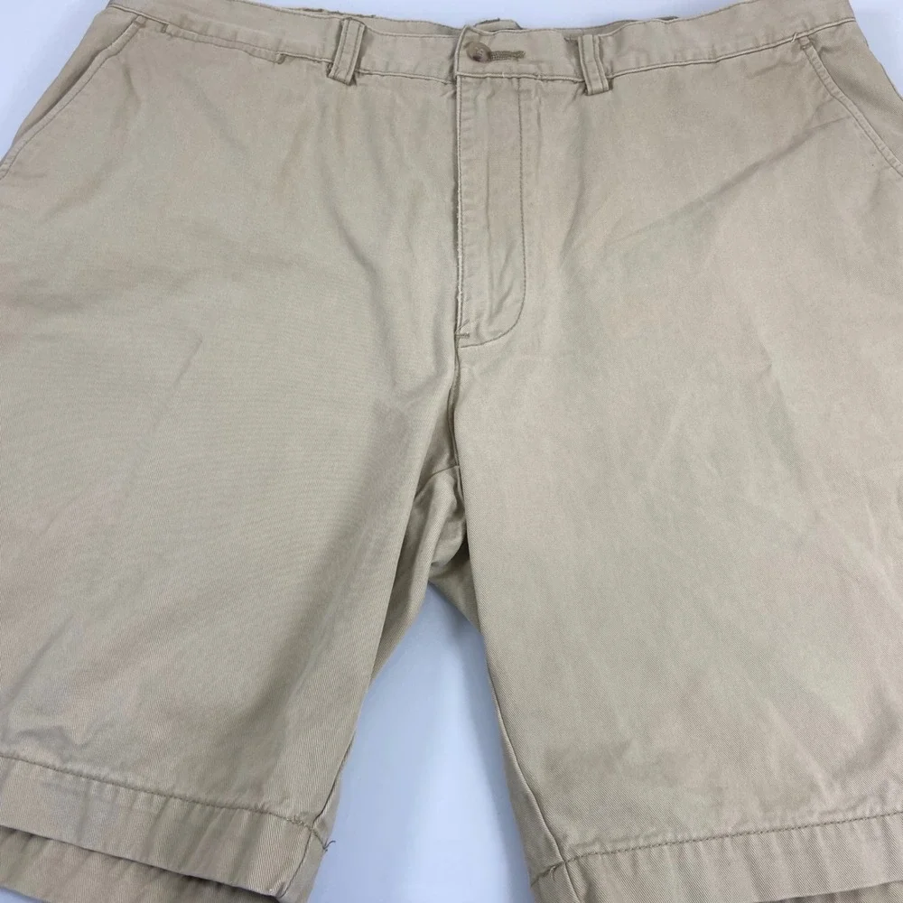 Polo Ralph Lauren Mens 38‎ Khaki Tan Chino Shorts 100% Cotton Twill 9in Preppy